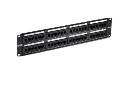 Trendnet TC Series Cat5e 48 Port Patch Panel Unshielded Black [TC-P48C5E]; 309-636