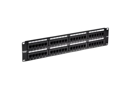 Trendnet TC Series Cat6 48 Port Patch Panel Unshielded Black [TC-P48C6]; 309-637