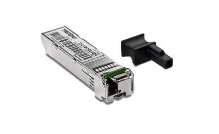 Trendnet LC Ethernet Media Converter, Single Mode, 1250Mbit/s, Full Duplex 40km [TEG-MGBS40D5]; 309-654