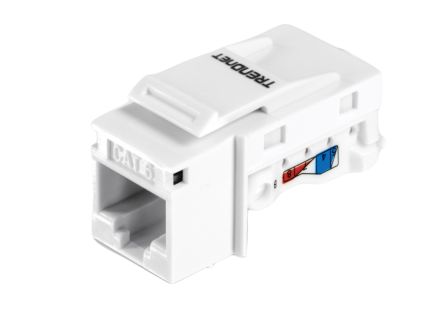 Trendnet TC Series Cat6 1 Port RJ45 Patch Panel 22mm White [TC-K25C6]; 309-678