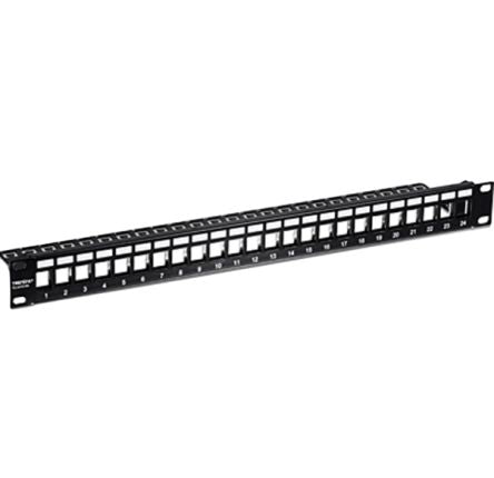 Trendnet TC Series Cat6a 24 Port Patch Panel 45mm Black [TC-KP24S]; 309-687