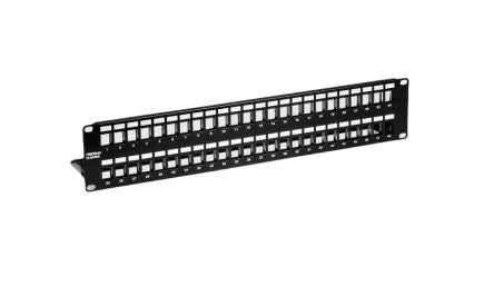 Trendnet TC Series Cat6a 48 Port Patch Panel Shielded 86mm Black [TC-KP48S]; 309-690