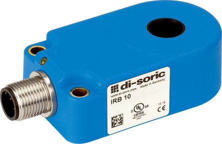 Di-Soric Inductive Ring Inductive Proximity Sensor, M12, NPN NO, 10 → 35 V dc [IRB 10 NS-B3]; 309-987