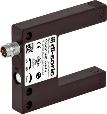 Di-Soric Optical Photoelectric Sensor, Fork Sensor, 30 mm Detection Range IO-LINK [OGUP 030 G3-T3]; 310-049