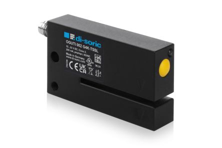 Di-Soric Optical Photoelectric Sensor, Fork Sensor, 2 mm Detection Range [OGUTI 002 G4K-TSSL]; 310-053