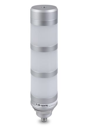 Di-Soric SBT-F-BGYR Series Red/Yellow/Green Buzzer Signal Tower, 3 Lights, 24 V, M30 [SBT-F-GYR-R50-3B-B5]; 310-072