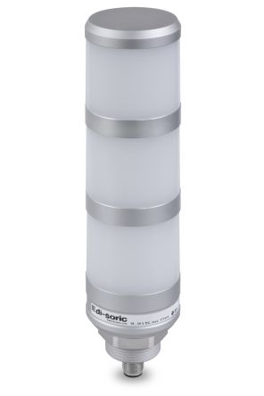 Di-Soric SBT-F-BGYR Series Red/Yellow/Green Signal Tower, 3 Lights, 24 V, M30 [SBT-F-GYR-R50-3S-B5]; 310-074