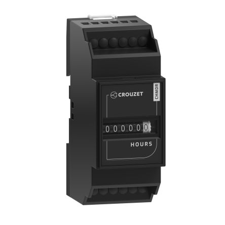 Crouzet CHMDR Hour Meter, 6 Digit Mechanical, 10 → 80 V [99793810N]; 310-153