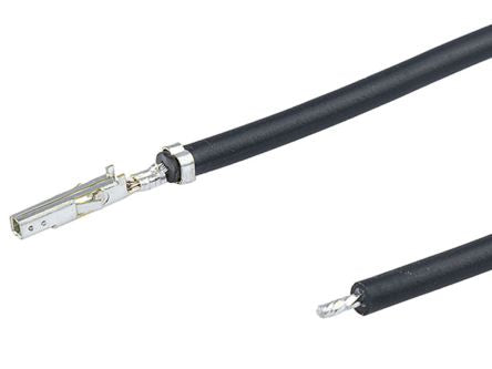 Molex Female Mini-Fit to Pigtail Pre-Crimped Lead, 150mm, 20AWG, Black [2261972122]; 311-281