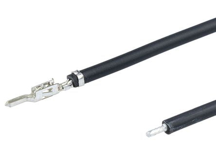 Molex Male Mini-Fit to Pigtail Pre-Crimped Lead, 300mm, 18AWG, Black [2261974114]; 311-295