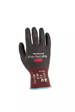 Honeywell PERFECT FIT 3.0 Black, Grey Carbon, Elastane, Nylon, Polyurethane Abrasion Resistant, Cut Resistant, Puncture [NPF21-0118N-6]; 314-092