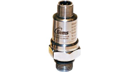 Gems Sensors 3500 Series Pressure Sensor, 0bar Min, 2.5bar Max [3500B02B5A05E000]; 314-206
