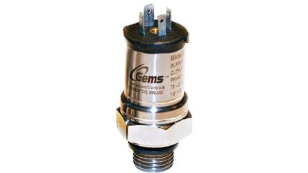 Gems Sensors 3500 Series Pressure Sensor, 0mbar Min, 350mbar Max [3500B350MG05G000]; 314-207