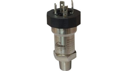Gems Sensors 3500 Series Pressure Sensor, 0mbar Min, 700mbar Max [3500S700MG05G000]; 314-210
