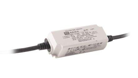 MEAN WELL LED Driver Power Supply, 24V Output, 25W Output, 1.05A Output, Constant Voltage [XLN-25-24]; 314-308