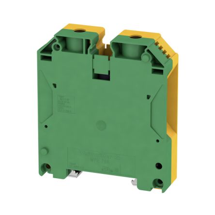 Weidmüller 9512200000 WPE Series Green/Yellow, 16→ 70mm², 1-Level, Screw Termination, ATEX, IECEx [9512200000]; 314-686