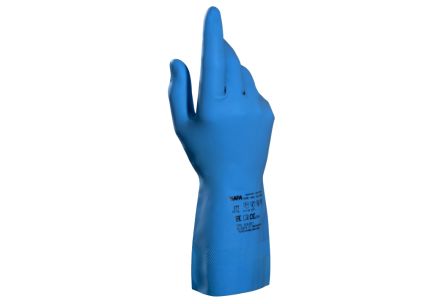 Mapa Vital 177 Blue Natural Latex Chemical Resistant Gloves, Size 6 [34177006]; 314-720