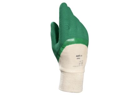 Mapa Harpon 330 Beige, Green Natural Latex Abrasion Resistant, Cut Resistant, Heat Resistant, Puncture Resistant, Tear [34330018]; 314-780
