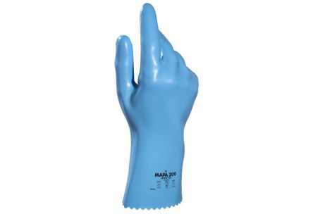 Mapa Jersette 300 Blue Latex Abrasion Resistant, Chemical Resistant, Cut Resistant, Puncture Resistant, Tear Resistant [34300059]; 314-791