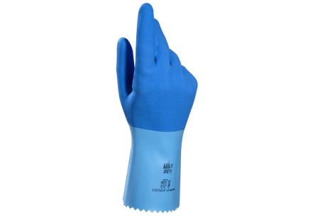 Mapa Jersette 301 Blue Latex Abrasion Resistant, Chemical Resistant, Cut Resistant, Puncture Resistant, Tear Resistant [34301007]; 314-796