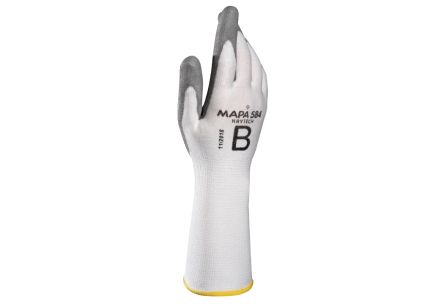 Mapa KryTech 584 Grey, White HDPE Abrasion Resistant, Cut Resistant, Puncture Resistant, Tear Resistant Cut Resistant [34584009]; 314-830