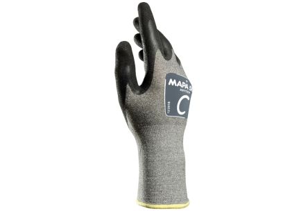Mapa KryTech 585 Black, Grey HDPE Abrasion Resistant, Cut Resistant, Puncture Resistant, Tear Resistant Cut Resistant [34585001]; 314-833