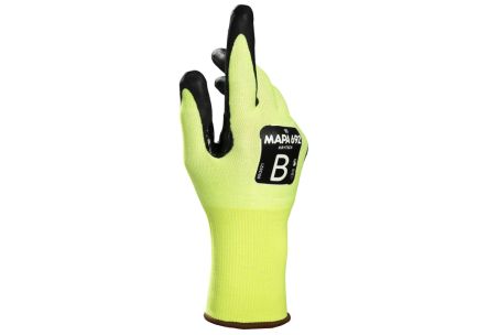 Mapa KryTech 692 Yellow Nitrile Foam Abrasion Resistant, Cut Resistant, Puncture Resistant, Tear Resistant Cut [34692006]; 314-849