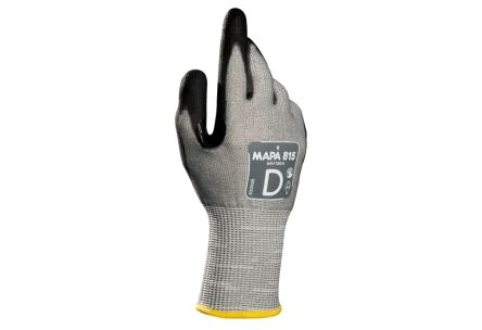 Mapa KryTech 815 Black, Grey HDPE Abrasion Resistant, Cut Resistant, Puncture Resistant, Tear Resistant Cut Resistant [34815000]; 314-883