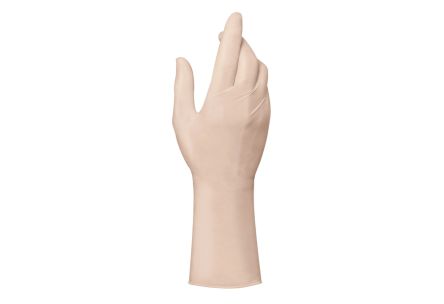 Mapa Solo 998 Beige Natural Latex Disposable Gloves, Size 6, 100Gloves per Pack [34998006]; 314-901