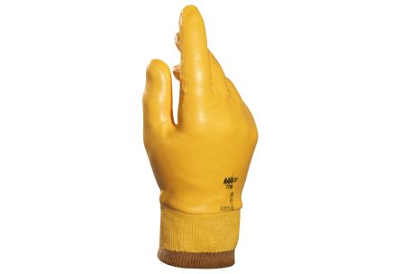 Mapa Titan 383 Yellow Nitrile Abrasion Resistant, Cut Resistant, General Purpose, Puncture Resistant, Tear Resistant [34383019]; 314-981