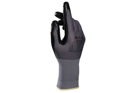 Mapa Ultrane 553 Black Nitrile Abrasion Resistant, Cut Resistant, General Purpose, Puncture Resistant, Tear Resistant [34553086]; 315-019