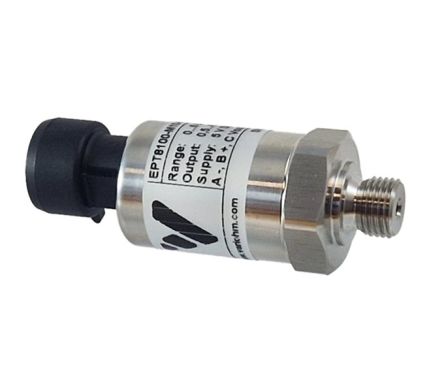 Variohm Group EPT8100 Series Pressure Sensor, 4bar Min, 10bar Max, Voltage Output, Absolute Reading [EPT8100-M10-00400-A-5-C]; 315-099