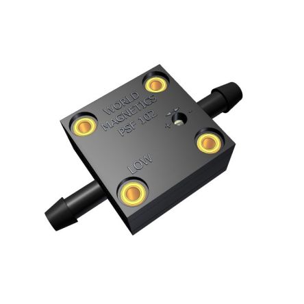 Variohm Group PSF102 Series Pressure Switch, 1.25mbar Min, 4.98mbar Max, SPST Output, Differential Reading [PSF102-7651-711]; 315-271
