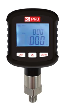 RS PRO G 1/4 Digital Pressure Gauge 700bar Bottom Entry [0]; 315-679