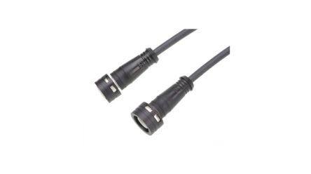 Molex Straight Female 5 way M12 to Straight Male 5 way M12 Cordset, 1m [1204010017]; 323-588