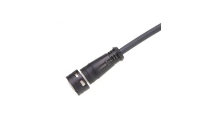 Molex Straight Female 8 way M12 to Pigtail Cordset, 1m [1204000104]; 323-620