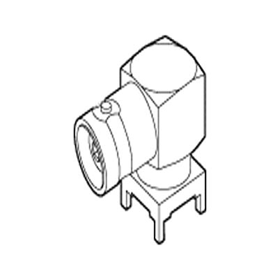 Molex 73131 Series Plug Through Hole BNC Connector, Solder Termination, Right Angle Body [731310240]; 323-629