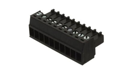 Molex, 3.5mm Pitch, Eurostyle, 10 Way, Horizontal, Pluggable Terminal Block, Cable Mount, 395000010 [395000010]; 323-673