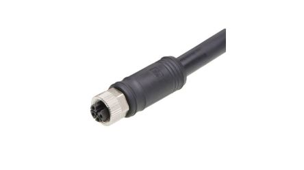 Molex Straight Female 4 way M12 to Pigtail Cordset, 20m [1205000334]; 323-692