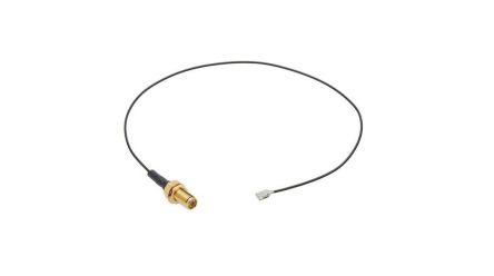 Molex73230, 305mm, Black SMA to Female IPEX MHF Male, Terminated [732306230]; 323-815