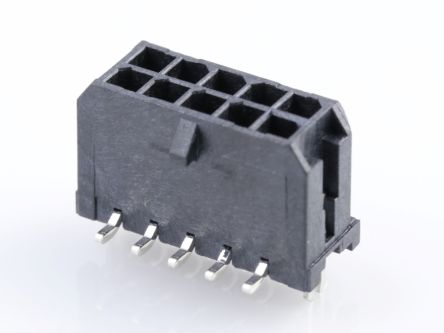 Molex Micro-Fit 3.0 Series Vertical Surface PCB Header, 10 Contact(s), 3 mm Pitch, 2 Row(s) [430451015]; 323-819