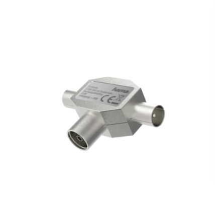 Hama Antenna Splitter Series Coax Plug to Coax Plug, Terminated [00205236]; 324-975