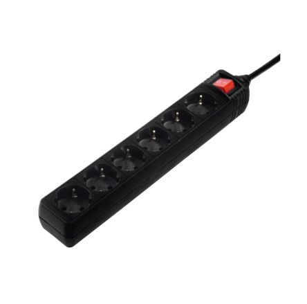Hama 6 Gang Power Distribution Unit, 1.4m Cable, 16A, 250 V [00030394]; 325-016