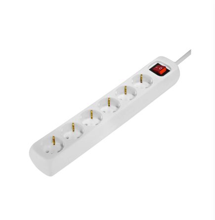 Hama 6 Gang Power Distribution Unit, 1.4m Cable, 250 V [00030530]; 325-018