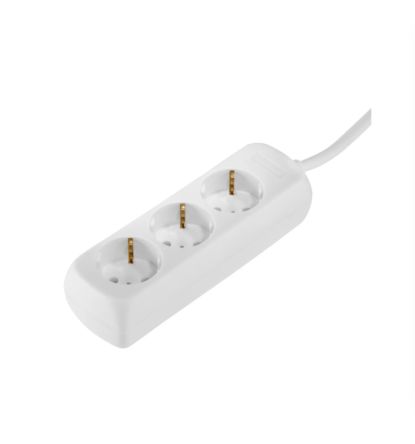 Hama 3 Gang Power Distribution Unit, 3m Cable, 16A, 250 V [00030569]; 325-023
