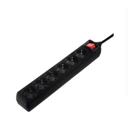 Hama 6 Gang Power Distribution Unit, 1.4m Cable, 16A, 250 V [00047760]; 325-024