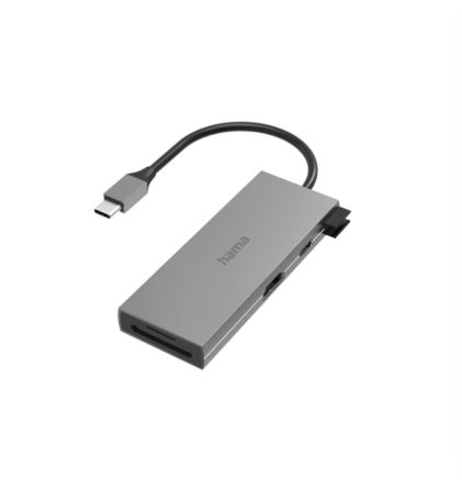 Hama 6 Port USB 3.2 USB C USB C Hub, USB Powered, 9.25 x 1.12 x 4.3cm [00200110]; 325-057