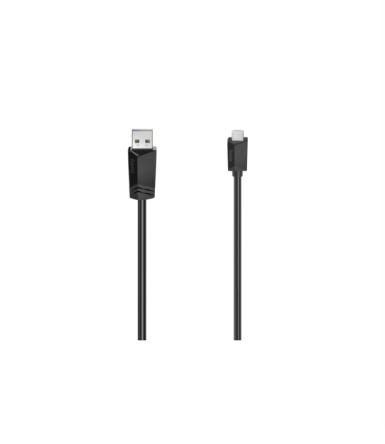 Hama USB 2.0, Male Micro USB B to Male USB A, 480Mbps, 1.5m [00200608]; 325-068
