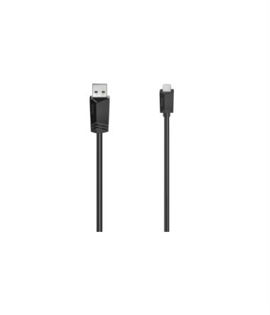 Hama USB 2.0, Male Micro USB B to Male USB A, 480Mbps, 3m [00200609]; 325-070