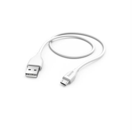 Hama USB 2.0, Male Micro USB B to Male USB A, 480Mbps, 1.5m [00201587]; 325-106